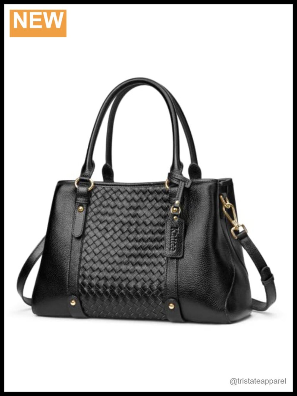 Soft Top Grain Leather Satchel Top Handle Crossbody